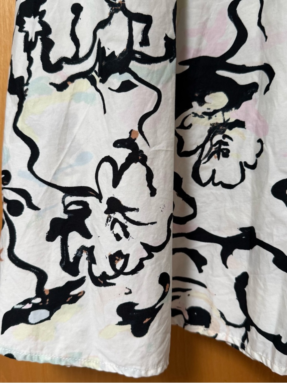 XS Black & White Floral Skirt & Crop Top Matching Set Spring Summer Party Look - Picture 3 of 8
